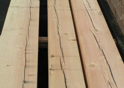 Douglas Fir Timber Checks cracks splits