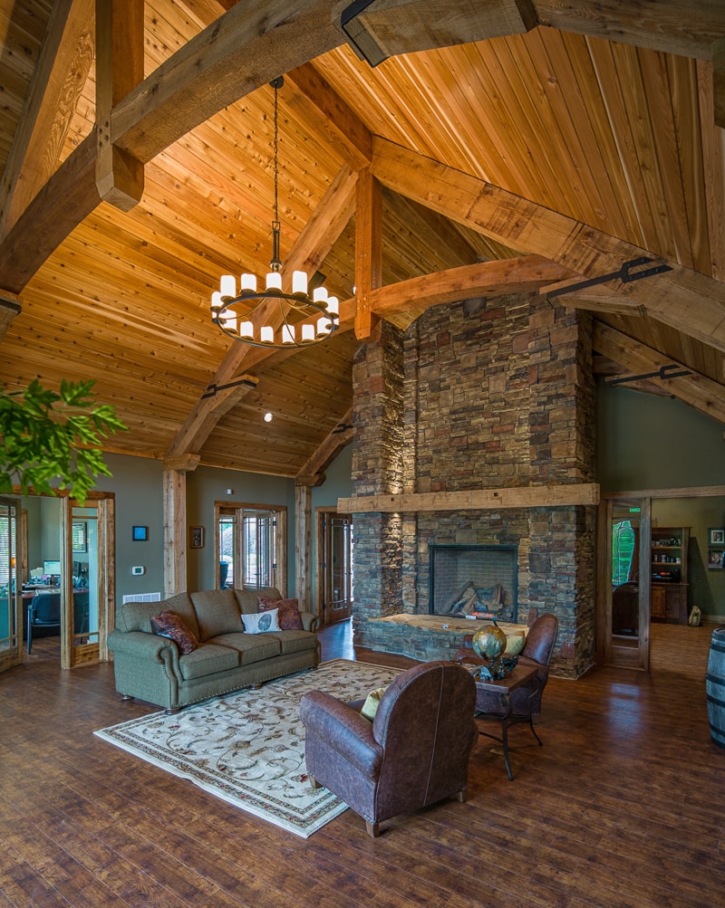 timber frame office space