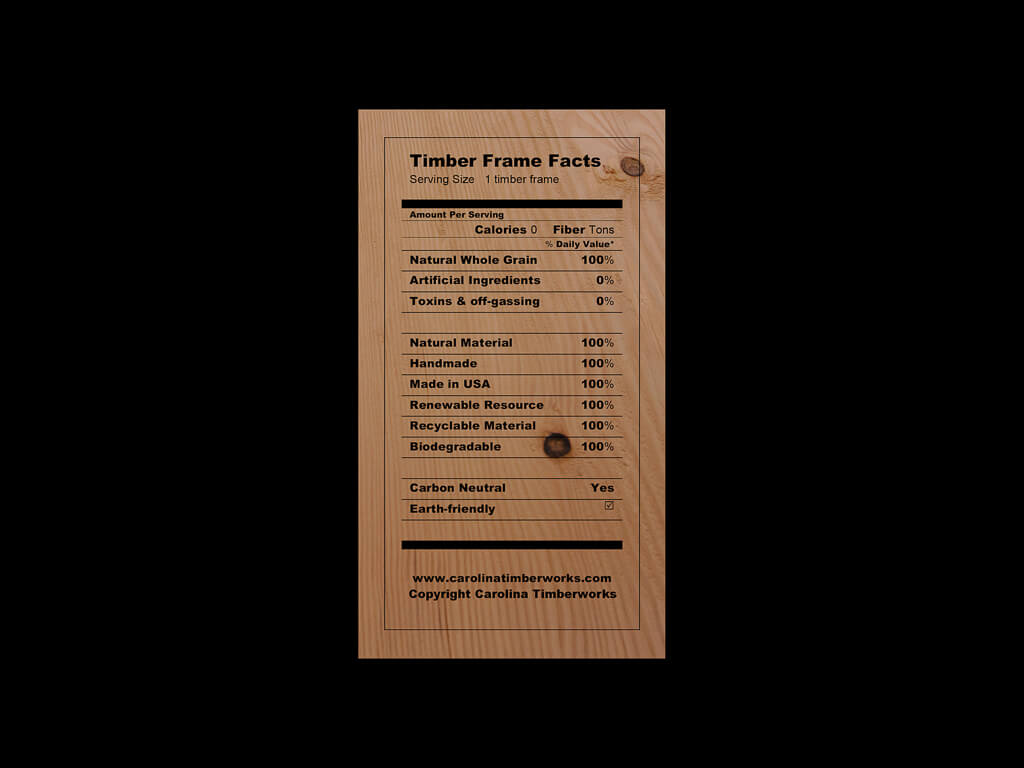 Timber Frame Sustainability