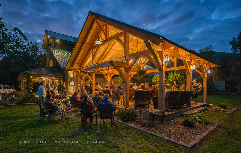 Winery Timber Frame Pavilion